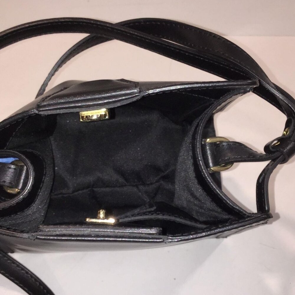 Gianni Chiarini Leather Crossbody Bag Black - Picture 5 of 9